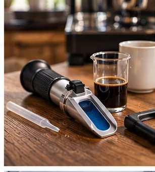 Coffee Refractometer vs Water TDS Meter: Two Tools That Measure Completely Different Things editorial coffee gear image